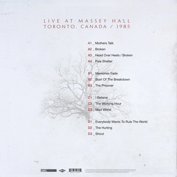 Tears For Fears – Live At Massey Hall Toronto, Canada / 1985 (Vinyl, 2xLP, Album, Record Store Day, 2021) – photo 2