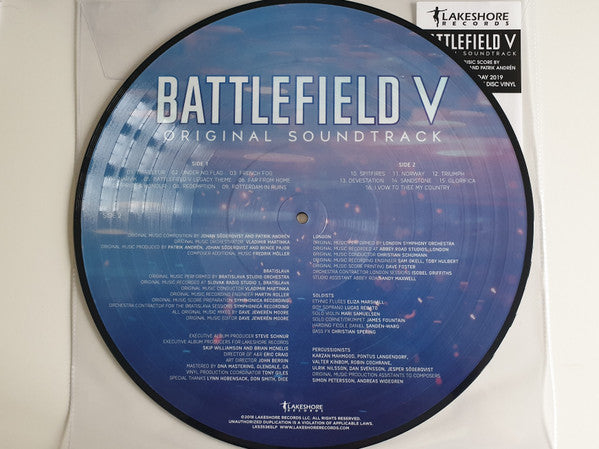 Johan Söderqvist And Patrik Andrén – Battlefield V Original Soundtrack (Vinyl, LP, Album, Record Store Day, Limited Edition, Picture Disc, 2019) – photo 3