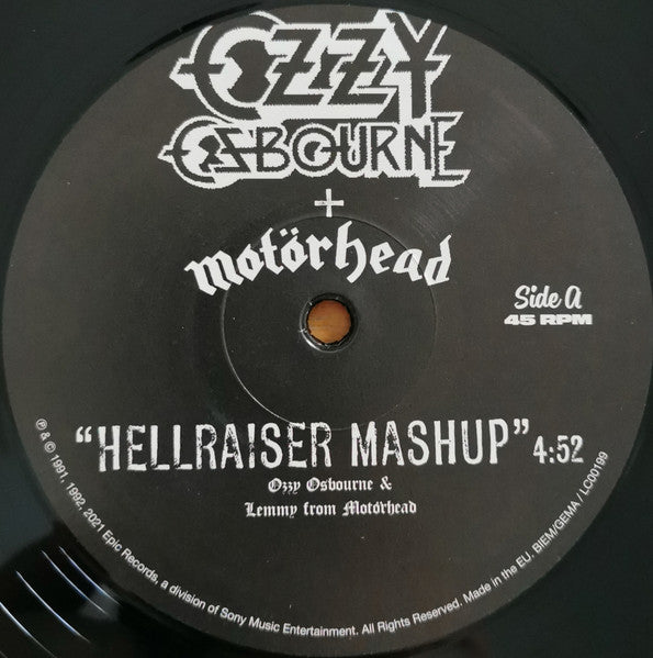 Ozzy Osbourne + Motörhead – Hellraiser (Vinyl, 10", 45 RPM, Single, Limited Edition, Partially Mixed, 2021) – photo 4