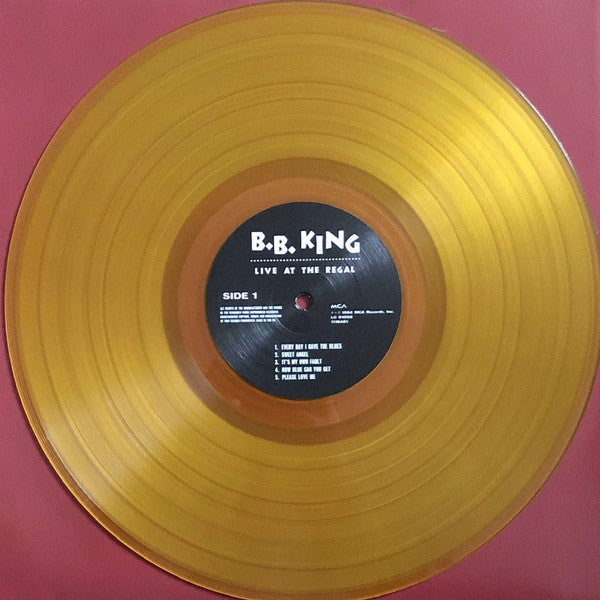 B.B. King – Live At The Regal (Vinyl, LP, Album, Limited Edition, Reissue, Yellow, 2018) – photo 4