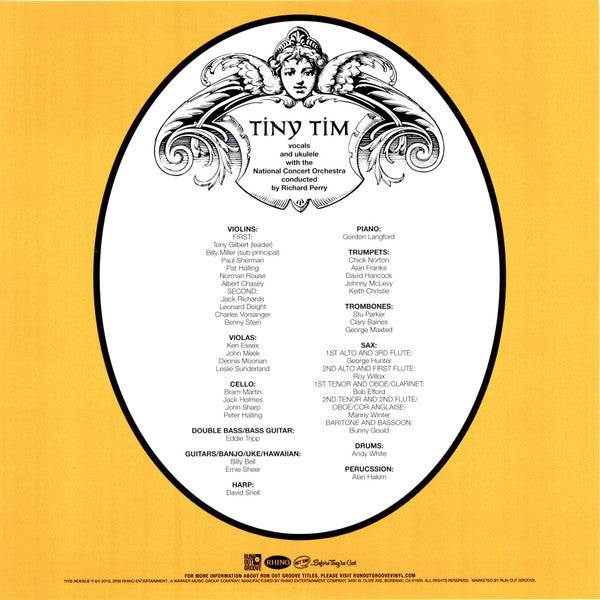 Tiny Tim – Live! At The Royal Albert Hall (Vinyl, 2xLP, Record Store Day, Limited Edition, 180 Gram, Translucent Red, 2019) – photo 5