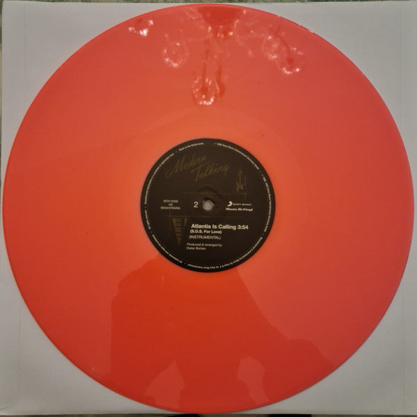 Modern Talking – Atlantis Is Calling (S.O.S. For Love) (Vinyl, 12", Maxi-Single, Limited Edition, Numbered, Reissue, Remastered, 180 g, pink coloured, 2023) – photo 3