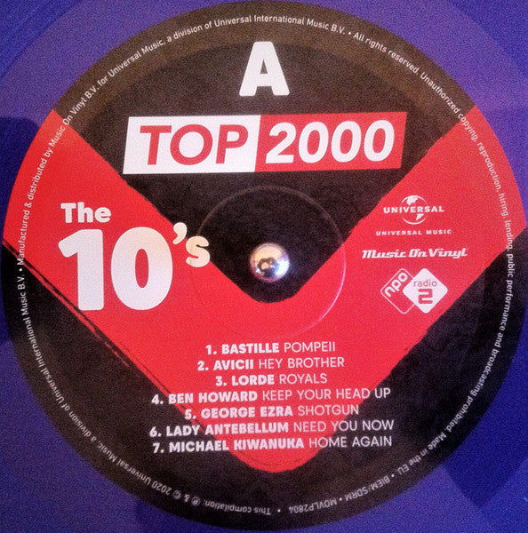 Various – Top 2000: The 10's (Vinyl, 2xLP, Compilation, Limited Edition, Numbered, Purple, 2020) – photo 5