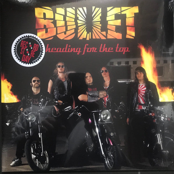 Bullet – Heading For The Top (Vinyl, LP, 45 RPM, Album, Reissue, Clear, 2019) – photo 2