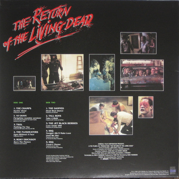 Various – The Return Of The Living Dead (Original Soundtrack) (Vinyl, LP, Album, Limited Edition, Reissue, Black & Brown "Tarman", 2017) – photo 2