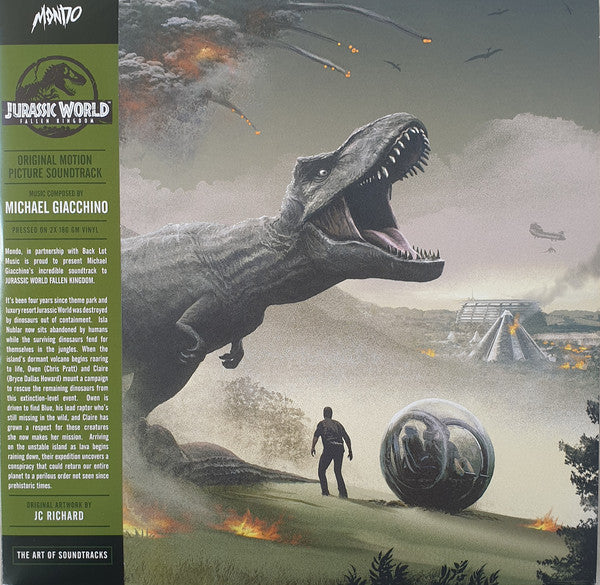 Michael Giacchino – Jurassic World: Fallen Kingdom (Original Motion Picture Soundtrack) (Vinyl, 2xLP, Album, 2018)