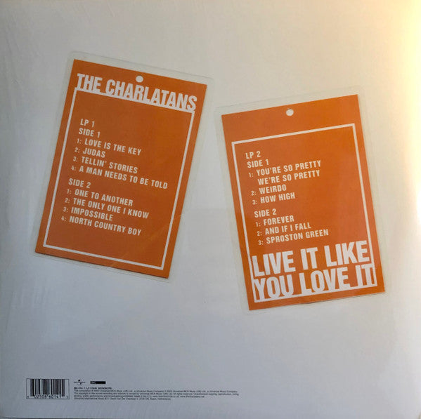 The Charlatans – Live It Like You Love It (Vinyl, 2xLP, Album, Record Store Day, Compilation, Reissue, Orange Transparent, 2020) – photo 2