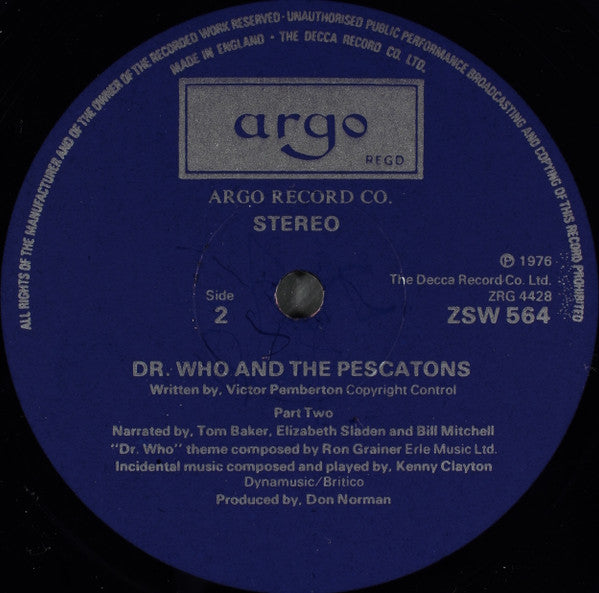 Doctor Who – Doctor Who And The Pescatons (Vinyl, LP, Album, 1976) – photo 4