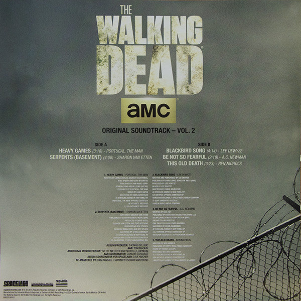 Various – The Walking Dead (AMC Original Soundtrack – Vol. 2) (Vinyl, LP, Reissue, 2016) – photo 3