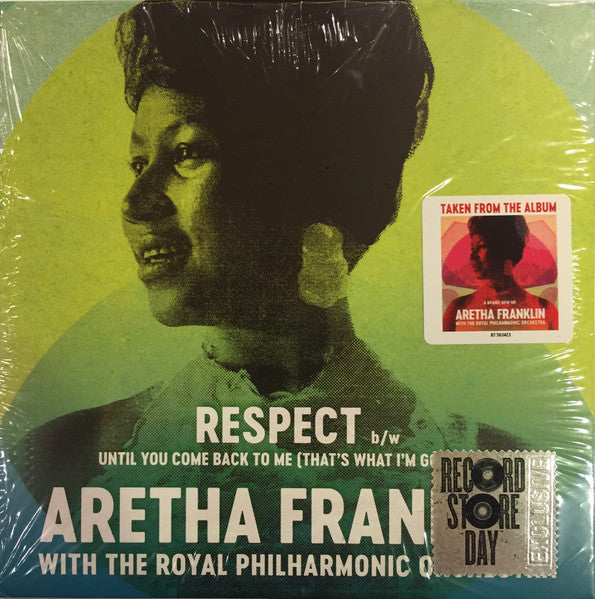 Aretha Franklin With The Royal Philharmonic Orchestra – Respect (Vinyl, 7", 45 RPM, Record Store Day, Single, 2017) – photo 2