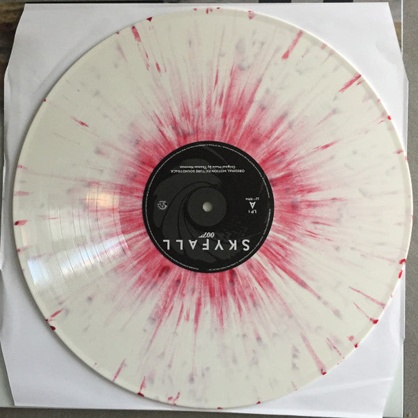 Thomas Newman – Skyfall (Original Motion Picture Soundtrack) (Vinyl, 2xLP, Album, Limited Edition, Numbered, Remastered, Bone White with Red Splatter, 2017) – photo 3