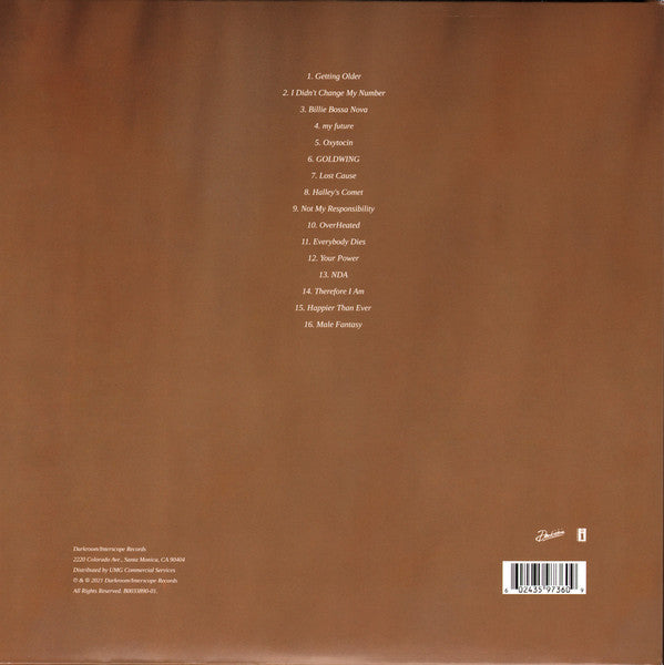Billie Eilish – Happier Than Ever (Vinyl, 2xLP, Album, Limited Edition, Brown , 2021) – photo 5