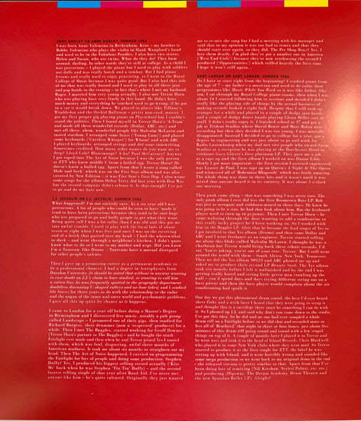 The Art Of Noise – Noise In The City (Live In Tokyo, 1986) (Vinyl, 2xLP, Limited Edition, Numbered, White, 2021) – photo 2