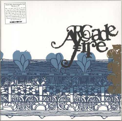 Arcade Fire – Arcade Fire (Vinyl, LP, EP, Record Store Day, Limited Edition, Numbered, Reissue, Remastered, Blue Transparent, 2018)