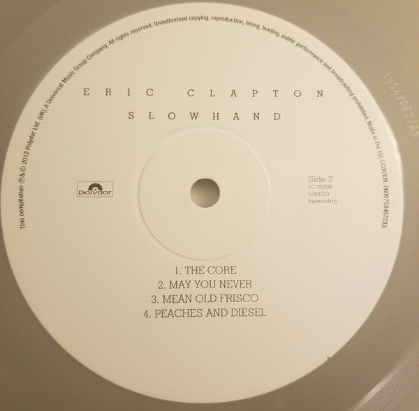 Eric Clapton – Slowhand (Vinyl, LP, Album, Limited Edition, Reissue, Grey, 2018) – photo 5