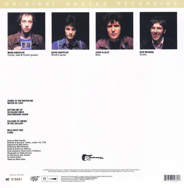 Dire Straits – Dire Straits (Vinyl, 12", 45 RPM, Album, Numbered, Reissue, Remastered, Special Edition, Gatefold, 180 Gram, 2019) – photo 4