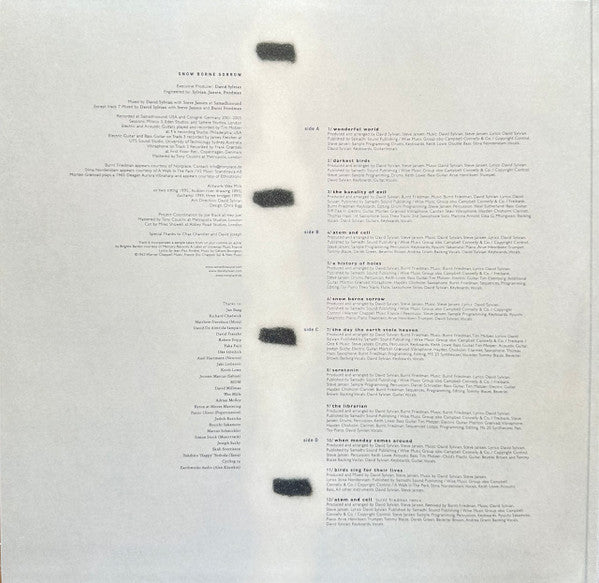 Nine Horses – Snow Borne Sorrow (Vinyl, 2xLP, Album, Record Store Day, Limited Edition, Reissue, White, 2024) – photo 2