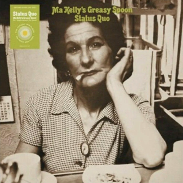 Status Quo – Ma Kelly's Greasy Spoon (Vinyl, LP, Album, Record Store Day, Reissue, Clear & White [Fried Egg], 2020)