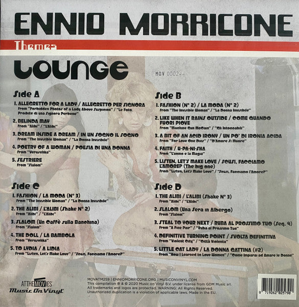 Ennio Morricone – Lounge (Vinyl, 2xLP, Compilation, Deluxe Edition, Limited Edition, Numbered, Cotton Candy, 2022) – photo 3