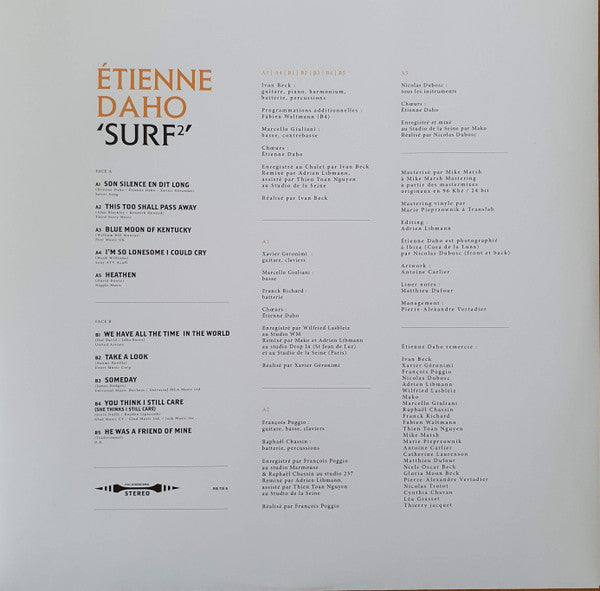 Etienne Daho – Surf 2 (Vinyl, LP, Album, Record Store Day, Limited Edition, Green, 2020) – photo 4