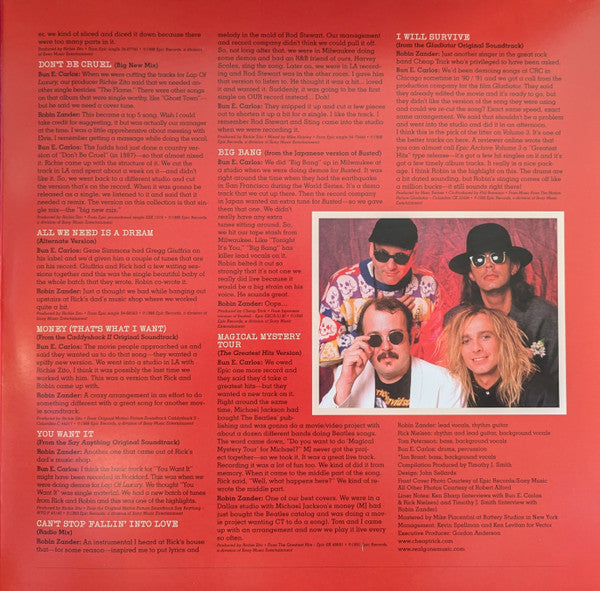 Cheap Trick – The Epic Archive Vol. 3 (1984-1992) (Vinyl, 2xLP, Album, Record Store Day, Compilation, Limited Edition, Red 'Flame', 2019) – photo 3