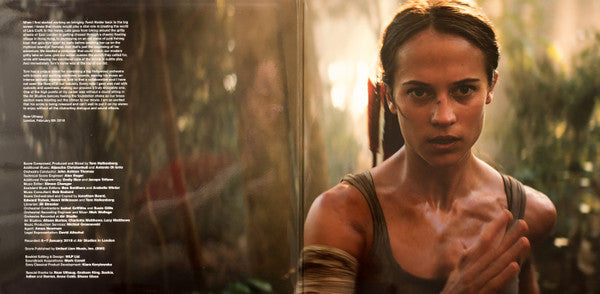 Tom Holkenborg AKA Junkie XL – Tomb Raider (Original Motion Picture Soundtrack) (Vinyl, 2xLP, Album, Deluxe Edition, Limited Edition, Numbered, Clear & Red Mixed, 2018) – photo 3