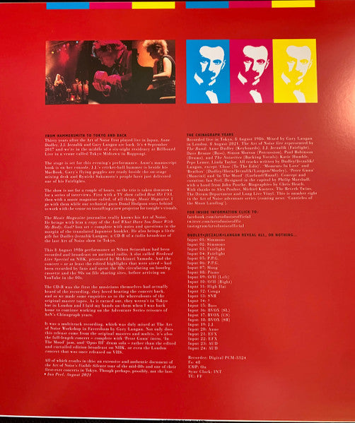 The Art Of Noise – Noise In The City (Live In Tokyo, 1986) (Vinyl, 2xLP, Limited Edition, Numbered, White, 2021) – photo 3