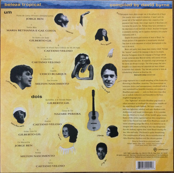 David Byrne – Brazil Classics 1, 2, 3 (Vinyl, LP, Compilation, Reissue, Green, Yellow, Blue, Record Store Day, Limited Edition, 2019) – photo 4