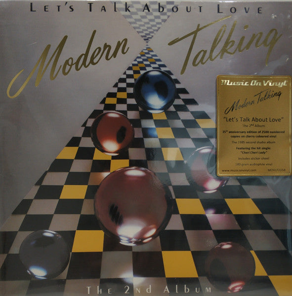 Modern Talking – Let's Talk About Love - The 2nd Album (Vinyl, LP, Album, Numbered, Reissue, Cherry, 180 g, 2020) – photo 2