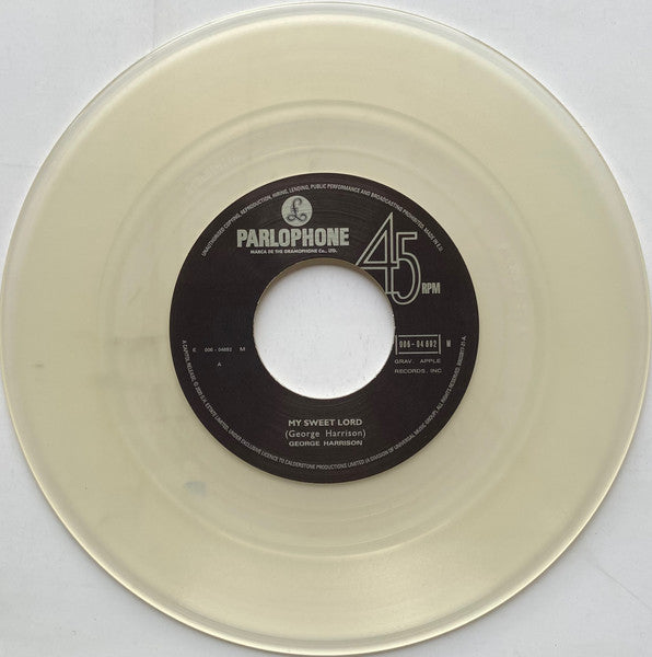 George Harrison – My Sweet Lord (Vinyl, 7", Record Store Day, Single, Limited Edition, Numbered, Reissue, Clear, 2020) – photo 5