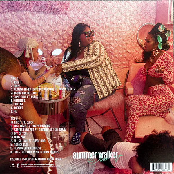 Summer Walker – Over It (Vinyl, LP, Album, Limited Edition, Baby Pink, 2019) – photo 2