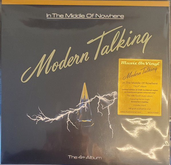 Modern Talking – In The Middle Of Nowhere - The 4th Album (Vinyl, LP, Album, Limited Edition, Numbered, Reissue, Translucent Green, 180g, 2023)