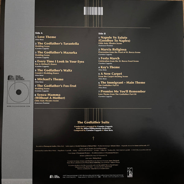 Carmine Coppola, Nino Rota – The Godfather Suite (Vinyl, LP, Album, Record Store Day, Limited Edition, Numbered, Pearl White, 2023) – photo 2
