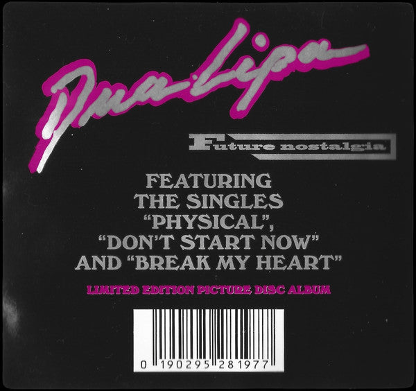 Dua Lipa – Future Nostalgia (Vinyl, LP, Album, Limited Edition, Picture Disc, 2020) – photo 4