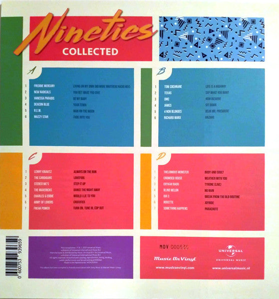 Various – Nineties Collected (Vinyl, 2xLP, Compilation, Limited Edition, Numbered, Crystal Clear, 180g, 2022) – photo 3