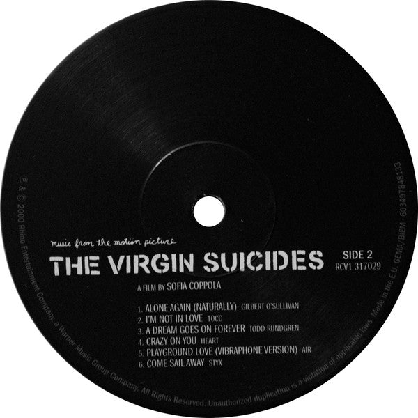 Various – The Virgin Suicides (Music From The Motion Picture) (Vinyl, LP, Record Store Day, Compilation, Limited Edition, Reissue, Pink Splatter, 20th Anniversary , 2020) – photo 4