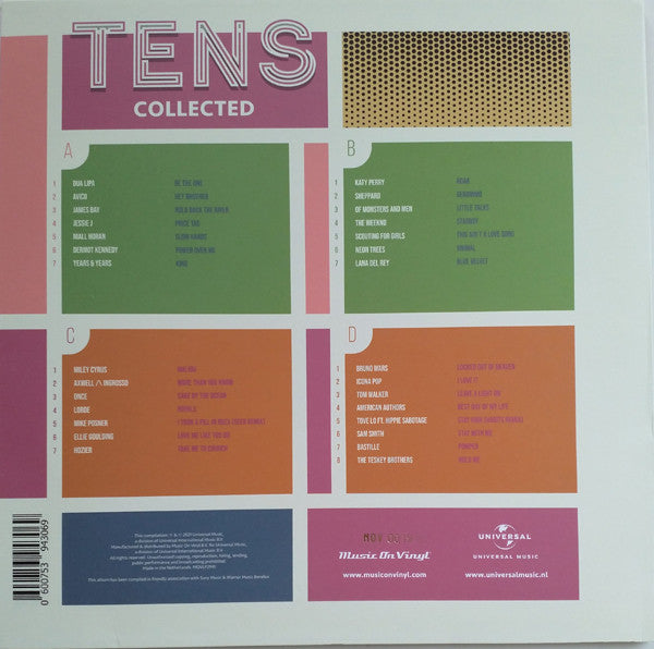 Various – Tens Collected (Vinyl, 2xLP, Compilation, Limited Edition, Numbered, Blue Transparent, 2022) – photo 2