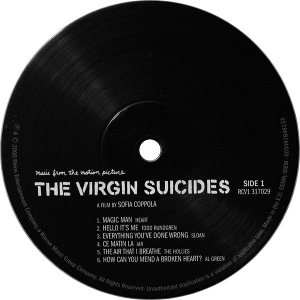 Various – The Virgin Suicides (Music From The Motion Picture) (Vinyl, LP, Record Store Day, Compilation, Limited Edition, Reissue, Pink Splatter, 20th Anniversary , 2020) – photo 3