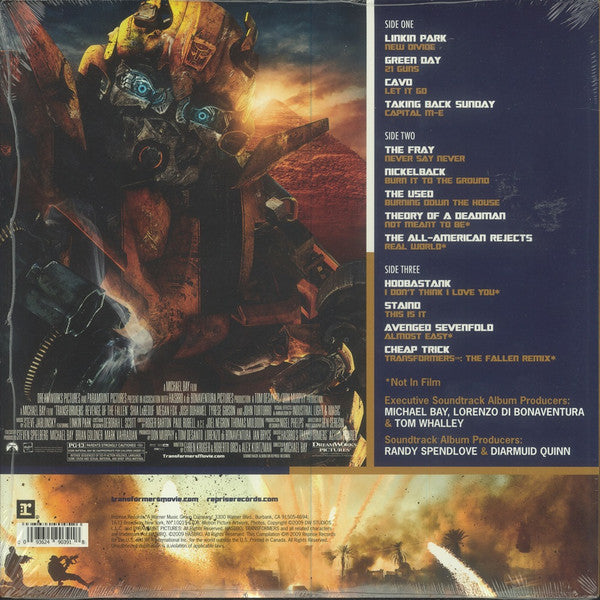 Various – Transformers: Revenge Of The Fallen - The Album (Vinyl, LP, Single Sided, Etched, Album, Record Store Day, Compilation, Green, 2019) – photo 2