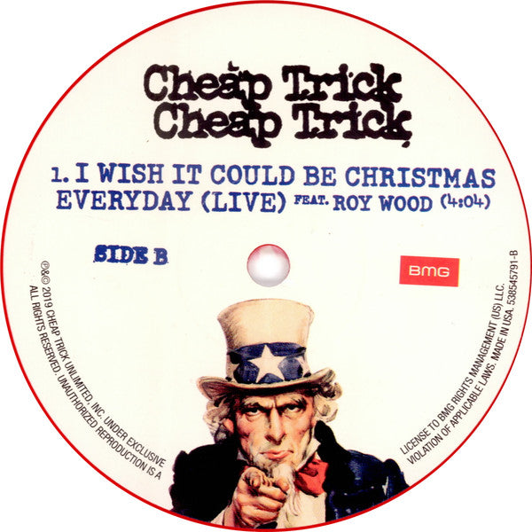 Cheap Trick – Gimme Some Truth (Vinyl, 7", 45 RPM, Record Store Day, Single, Red Transparent, 2019) – photo 4