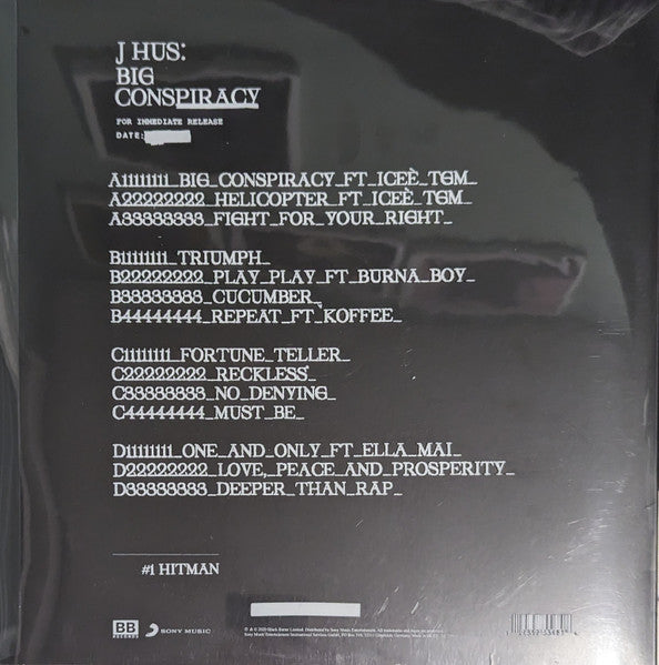 J Hus – Big Conspiracy (Vinyl, LP, 45 RPM, Album, White, 2020) – photo 3