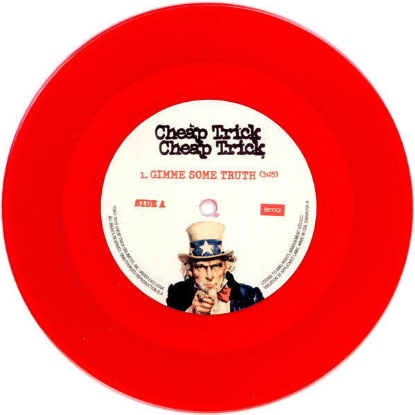 Cheap Trick – Gimme Some Truth (Vinyl, 7", 45 RPM, Record Store Day, Single, Red Transparent, 2019) – photo 5