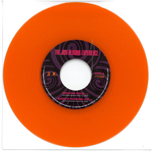 The Jimi Hendrix Experience – Burning Of The Midnight Lamp (Vinyl, 7", 45 RPM, EP, Record Store Day, Limited Edition, Mono, Clear Orange, 2018) – photo 4