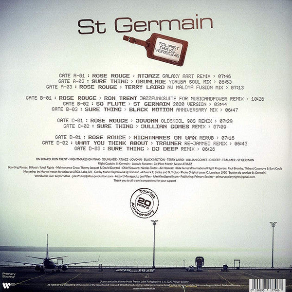 St Germain – Tourist Travel Versions (Vinyl, 2xLP, Album, 2021) – photo 2