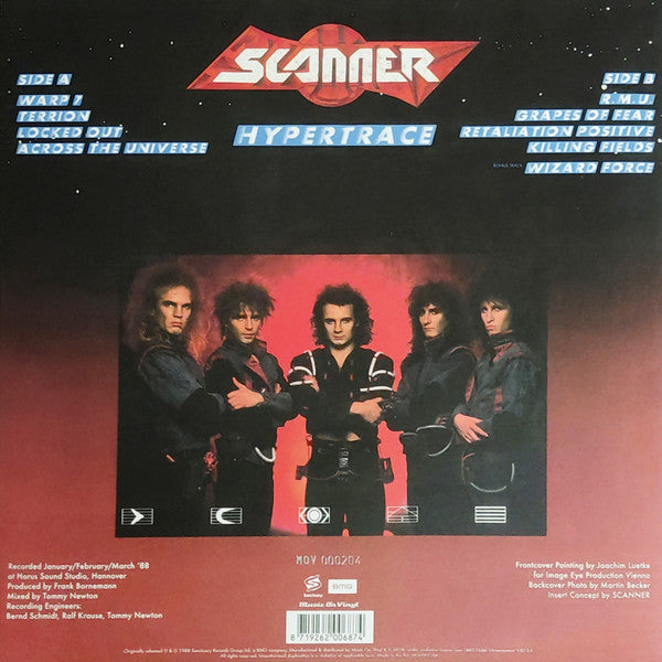 Scanner – Hypertrace (Vinyl, LP, Album, Limited Edition, Numbered, Reissue, Red, 2018) – photo 3