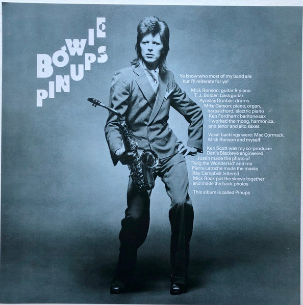 Bowie – Pinups (Vinyl, LP, Album, Record Store Day, Limited Edition, Picture Disc, Reissue, Remastered, 2019) – photo 5