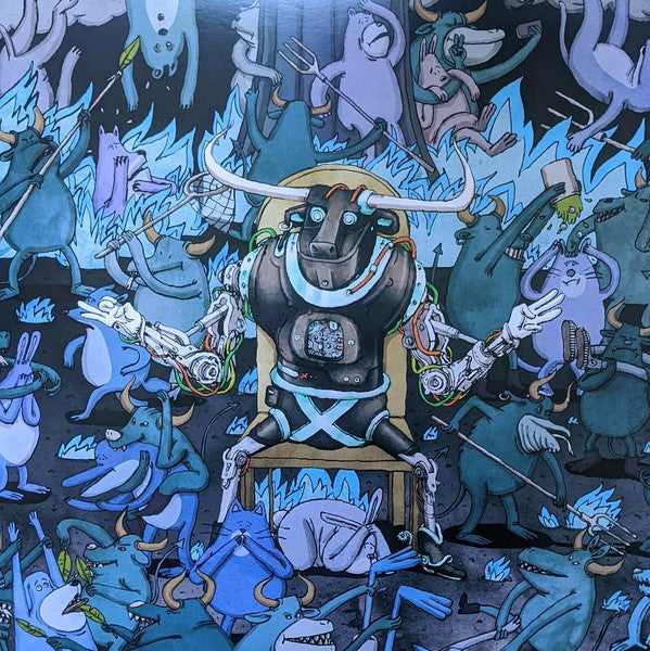 Dance Gavin Dance – Afterburner (Vinyl, LP, Album, Limited Edition, Alternate Artwork, Clear w/ Blue Splatter, 2020)