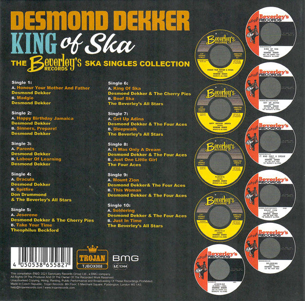 Desmond Dekker – King Of Ska (Beverley's Records · Ska Singles Collection) (Vinyl, 7", 45 RPM, Record Store Day, Single, Compilation, Limited Edition, 2021) – photo 3