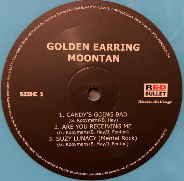 Golden Earring – Moontan (Vinyl, LP, Record Store Day, Limited Edition, Numbered, Reissue, Turquoise, 180 gram, Gatefold, 2019) – photo 5