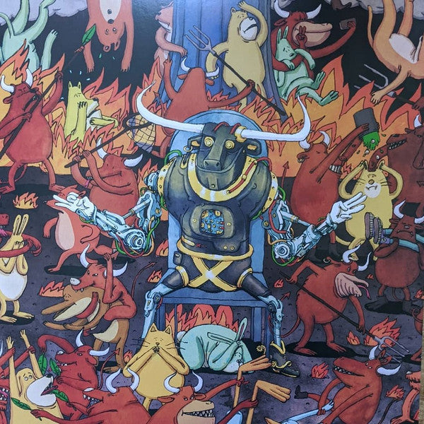 Dance Gavin Dance – Afterburner (Vinyl, LP, Album, Limited Edition, Alternate Artwork, Clear w/ Blue Splatter, 2020) – photo 3